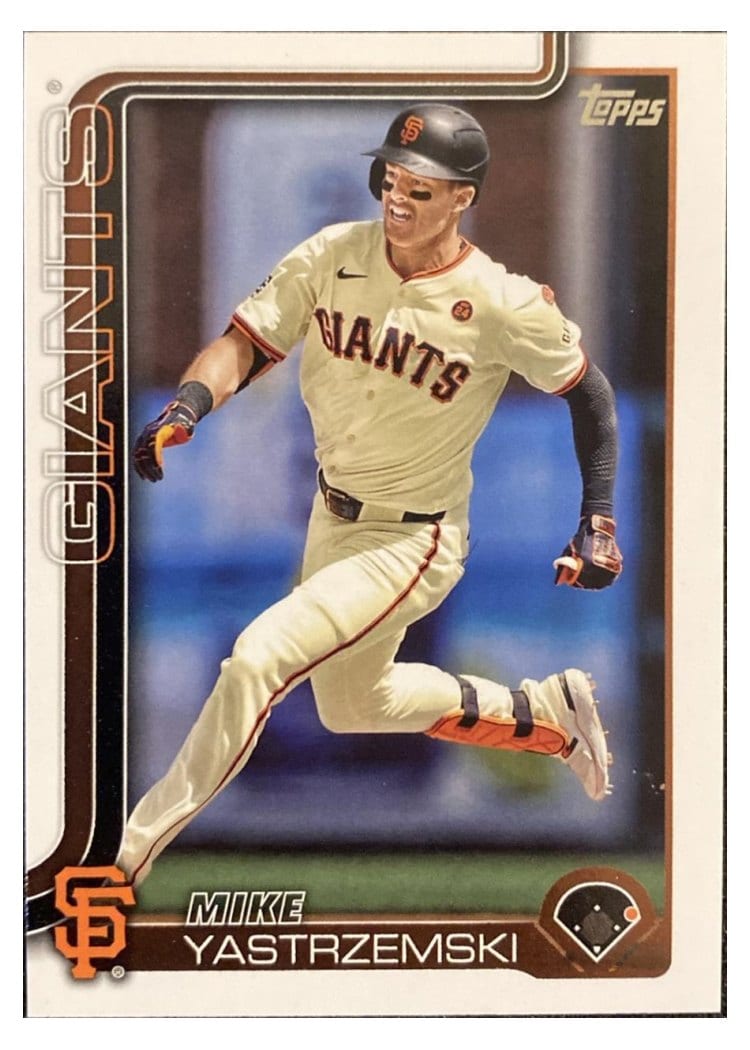 2025 Topps Base Set Mike Yastrzemski #186 card