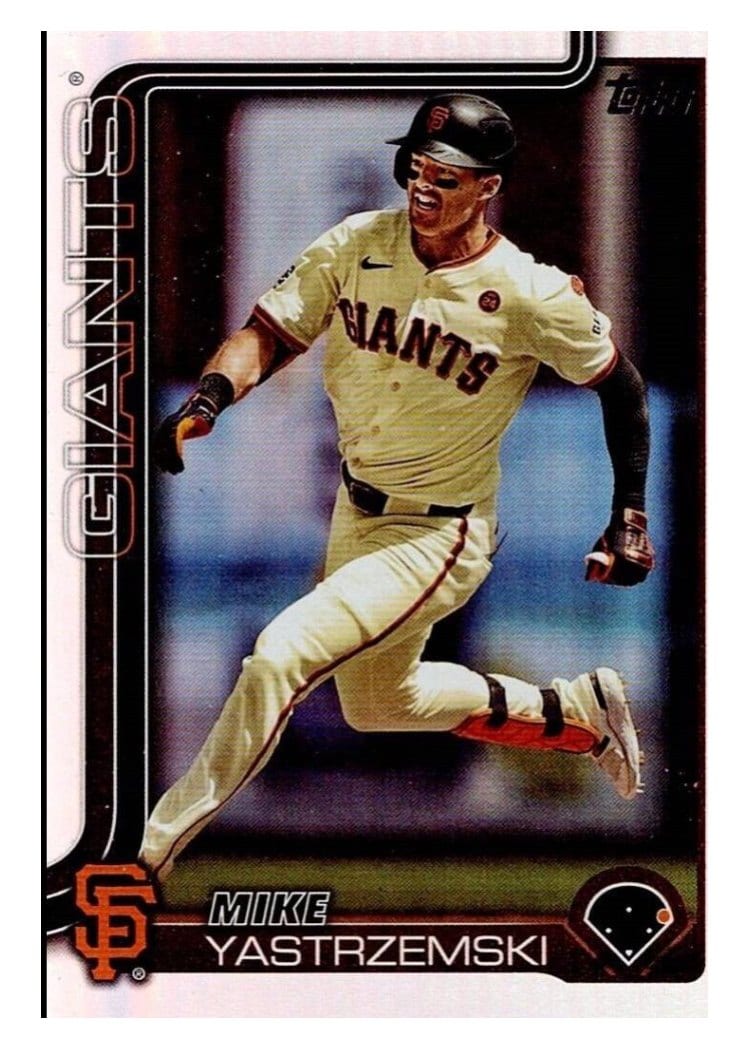 2025 Topps Base Set Mike Yastrzemski #186 card