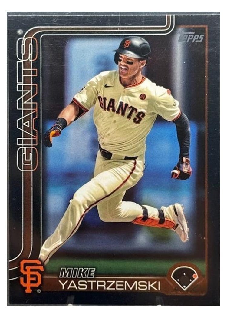 2025 Topps Base Set Mike Yastrzemski #186 card