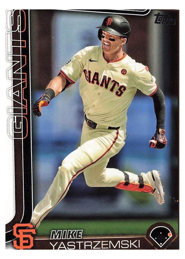 2025 Topps Base Set Mike Yastrzemski #186 card