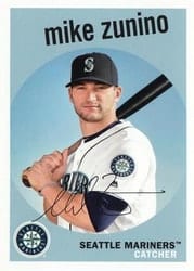 2018 Topps Archives Base Set Mike Zunino #57 card
