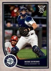 2018 Topps Big League Base Set Mike Zunino #223 card