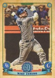 2019 Topps Gypsy Queen Base Set Mike Zunino #40 card