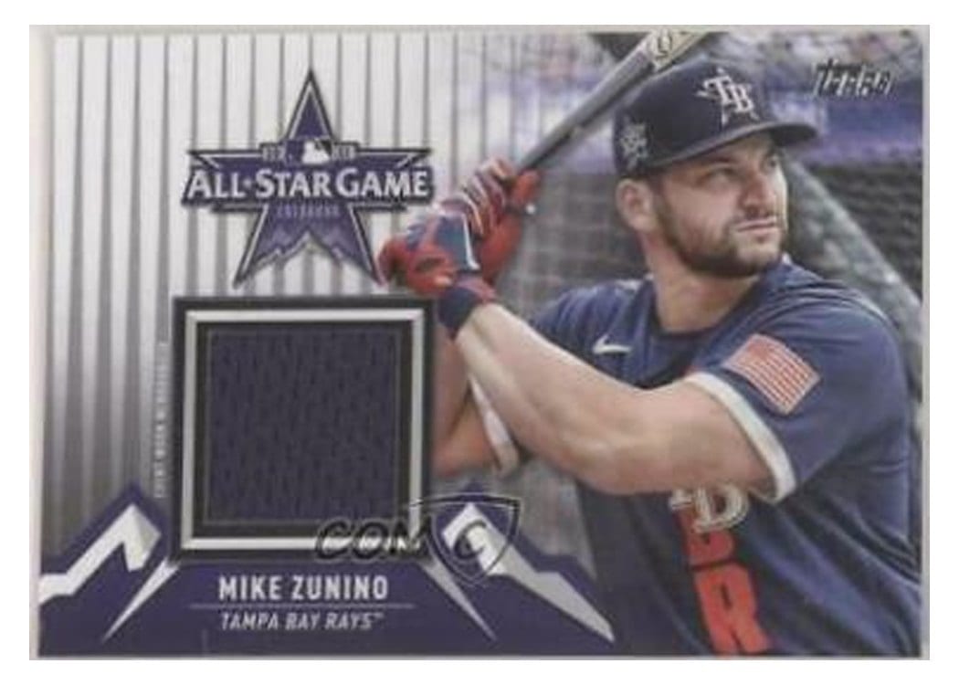2021 Topps Update All-Star Stitches Mike Zunino #ASSC-MZ card