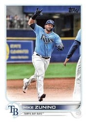 2022 Topps Base Set Mike Zunino #324 card