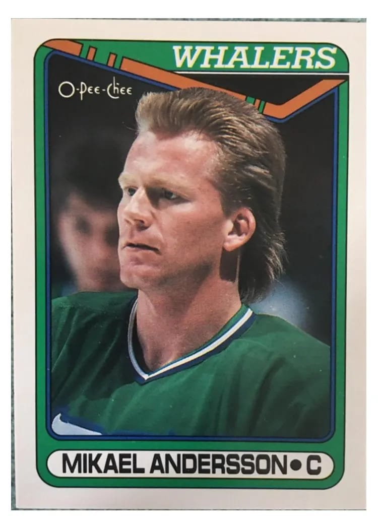 1990 O-Pee-Chee Mikeala Andersson #35 card