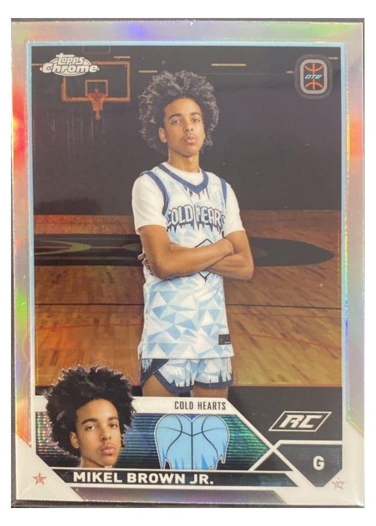 2023-24 Topps Chrome OTE Base Set Mikel Brown Jr. #12 card