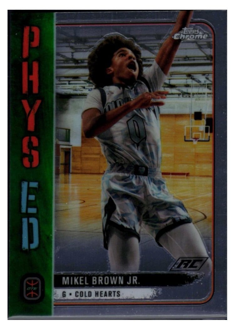 2023-24 Topps Chrome OTE Phys Ed Mikel Brown Jr. #PE-1 card
