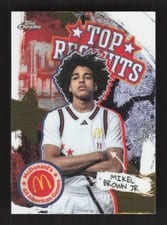 2025 Topps Chrome McDonald's All American Top Recruits Mikel Brown Jr. #TP-9