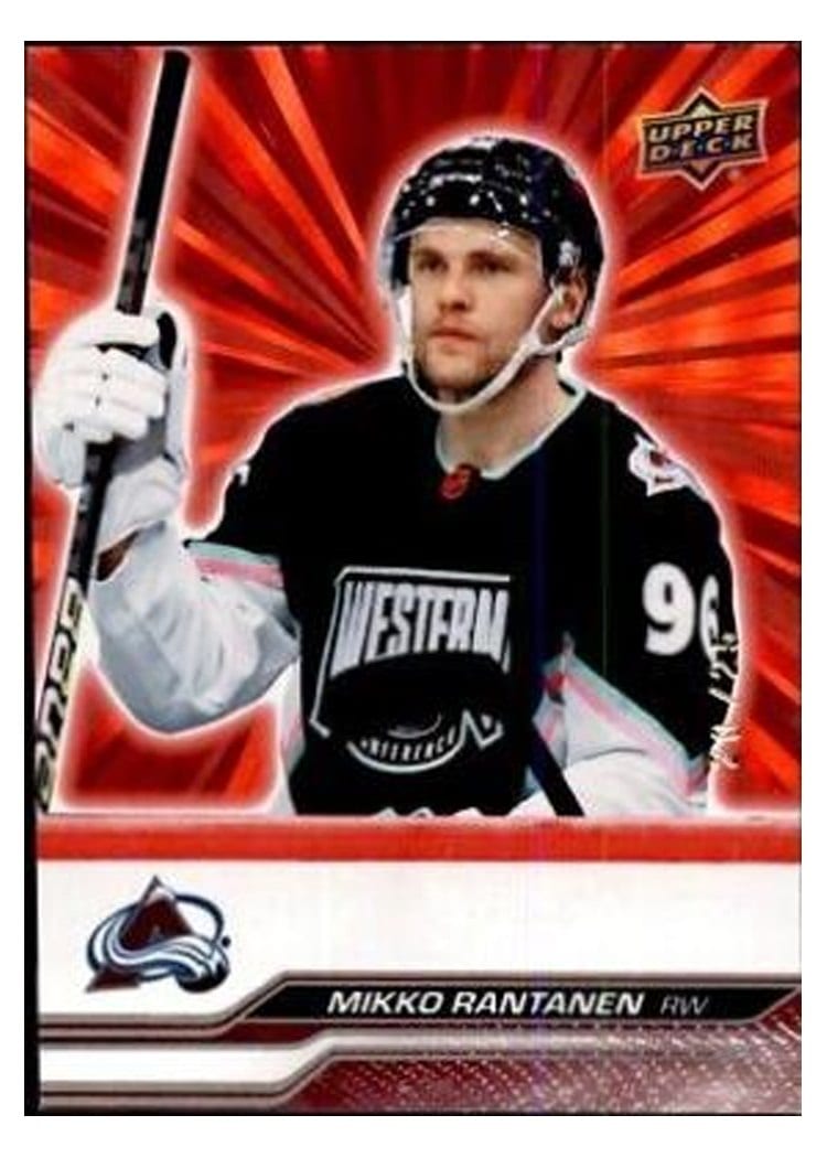 2023-24 Upper Deck Base Set Mikko Rantanen #669 card