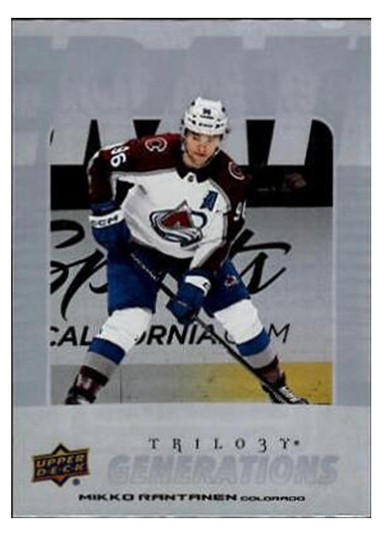 2023-24 Upper Deck Trilogy Generations Mikko Rantanen #TG-11B card