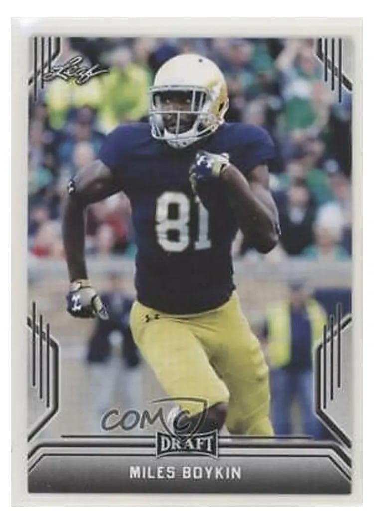 2019 Leaf Draft Miles Boykin #55 card