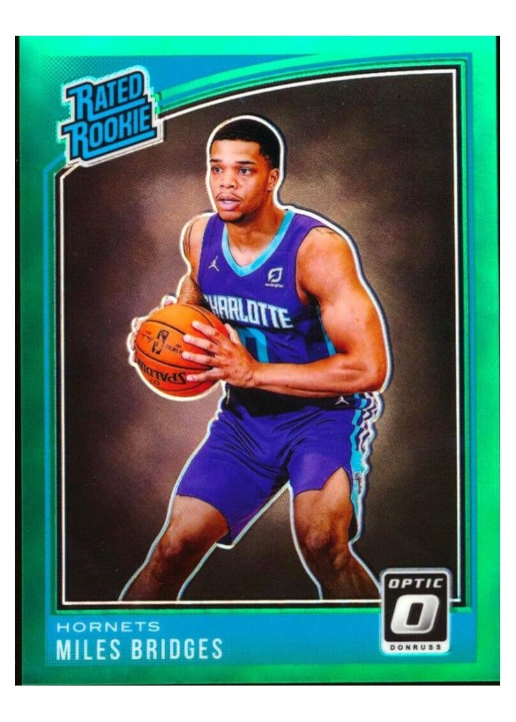 2018-19 Donruss Optic Base Set Miles Bridges #172 card