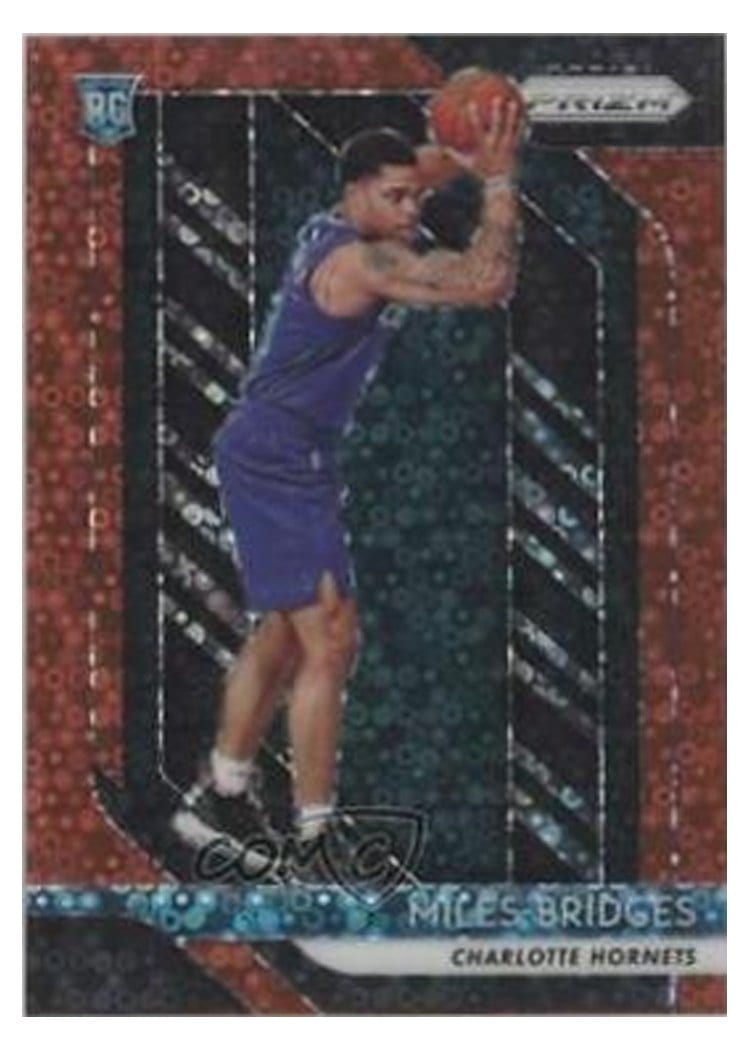 2018-19 Panini Prizm Base Set Miles Bridges #278 card