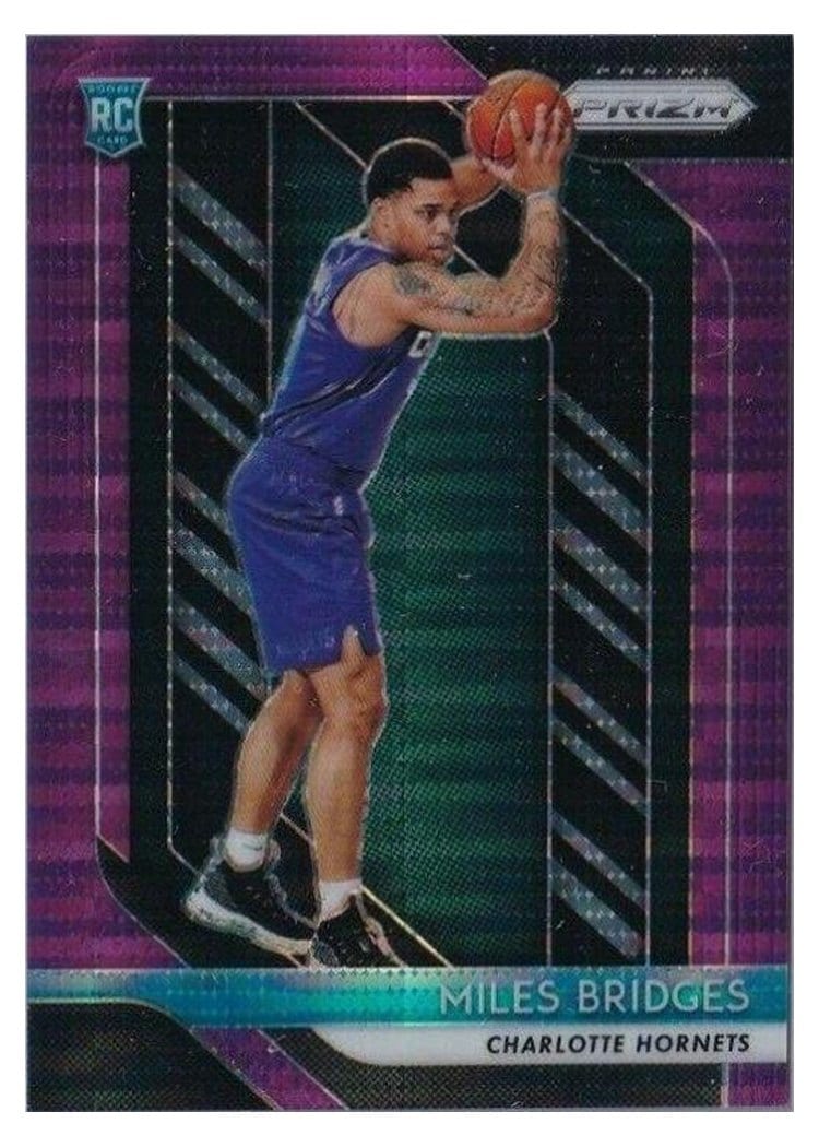 2018-19 Panini Prizm Base Set Miles Bridges #278 card