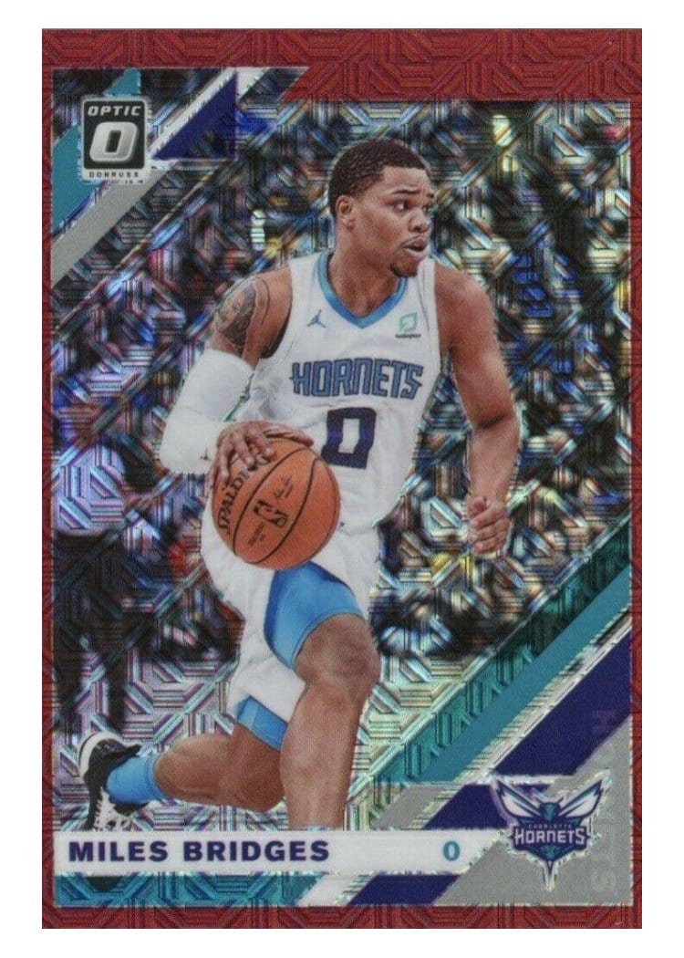 2019-20 Donruss Optic Base Set Miles Bridges #34 card