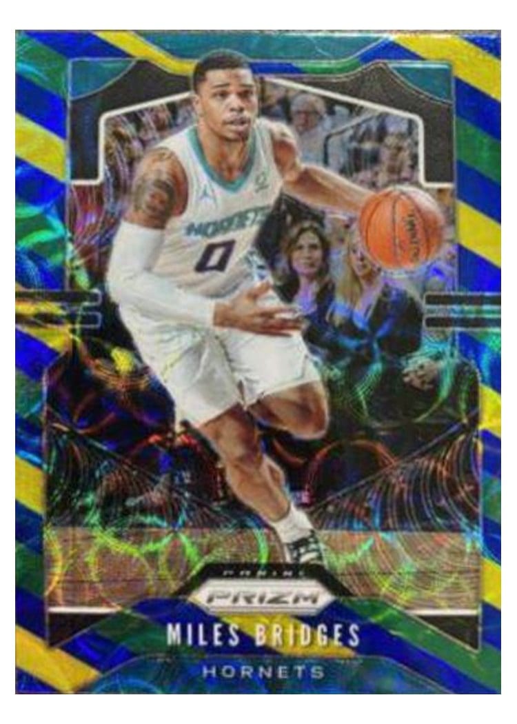 2019-20 Panini Prizm Base Set Miles Bridges #55 card