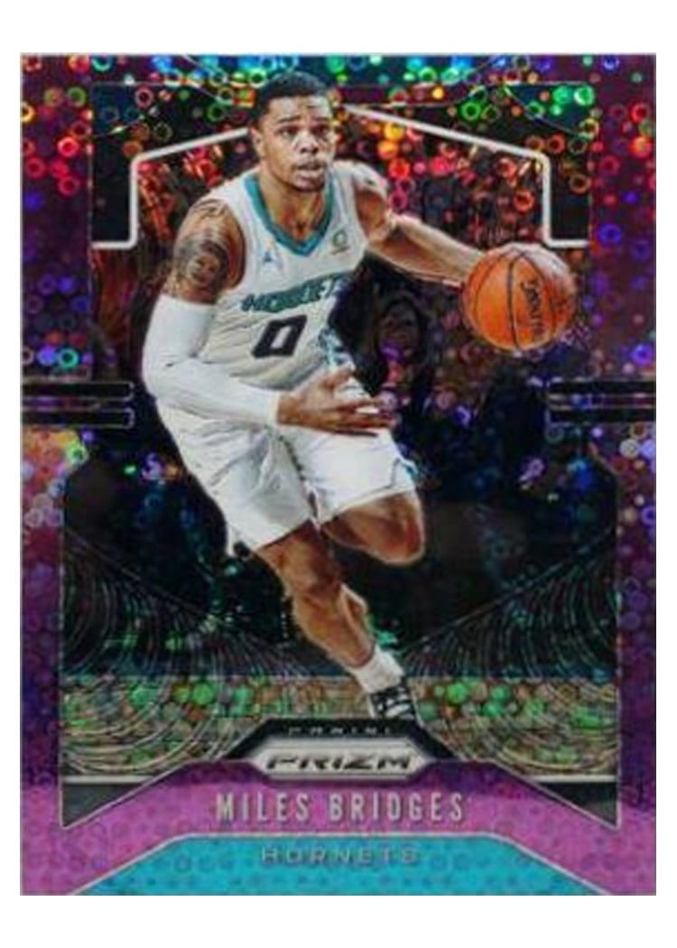 2019-20 Panini Prizm Base Set Miles Bridges #55 card