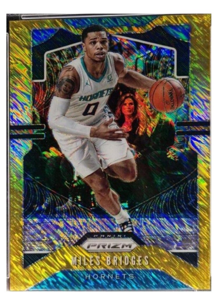 2019-20 Panini Prizm Base Set Miles Bridges #55 card