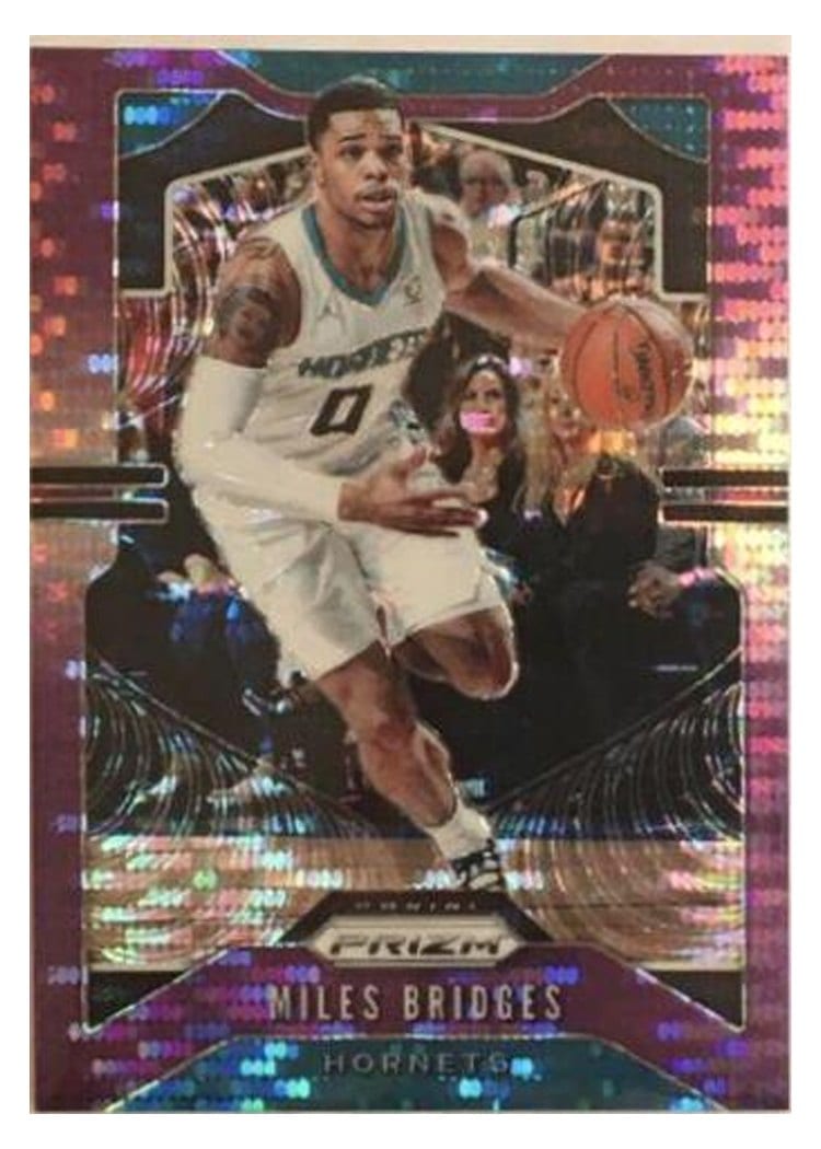 2019-20 Panini Prizm Base Set Miles Bridges #55 card