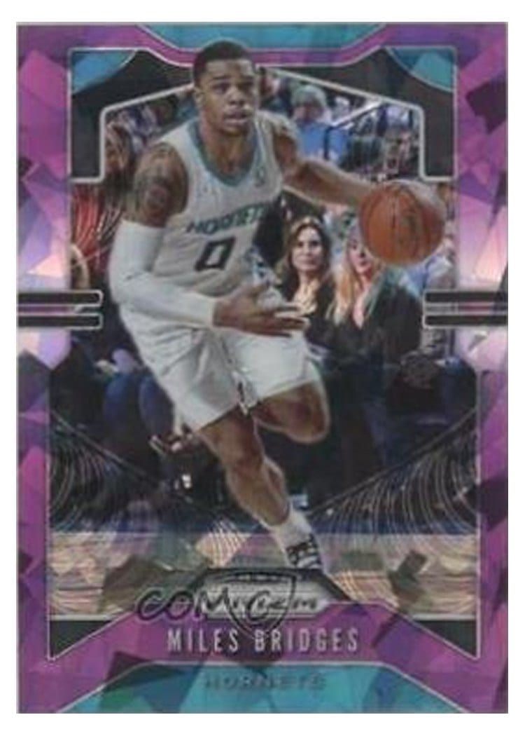 2019-20 Panini Prizm Base Set Miles Bridges #55 card