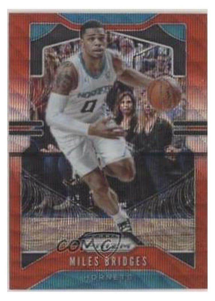 2019-20 Panini Prizm Base Set Miles Bridges #55 card
