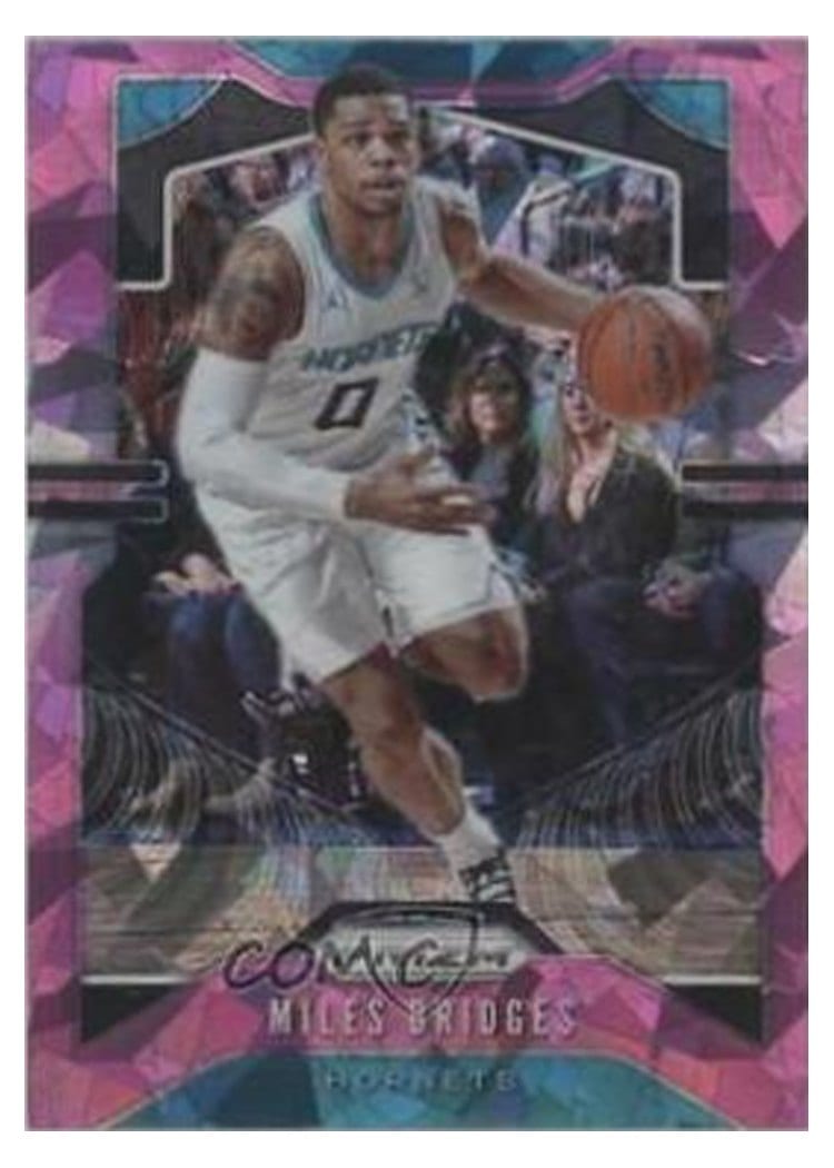 2019-20 Panini Prizm Base Set Miles Bridges #55 card