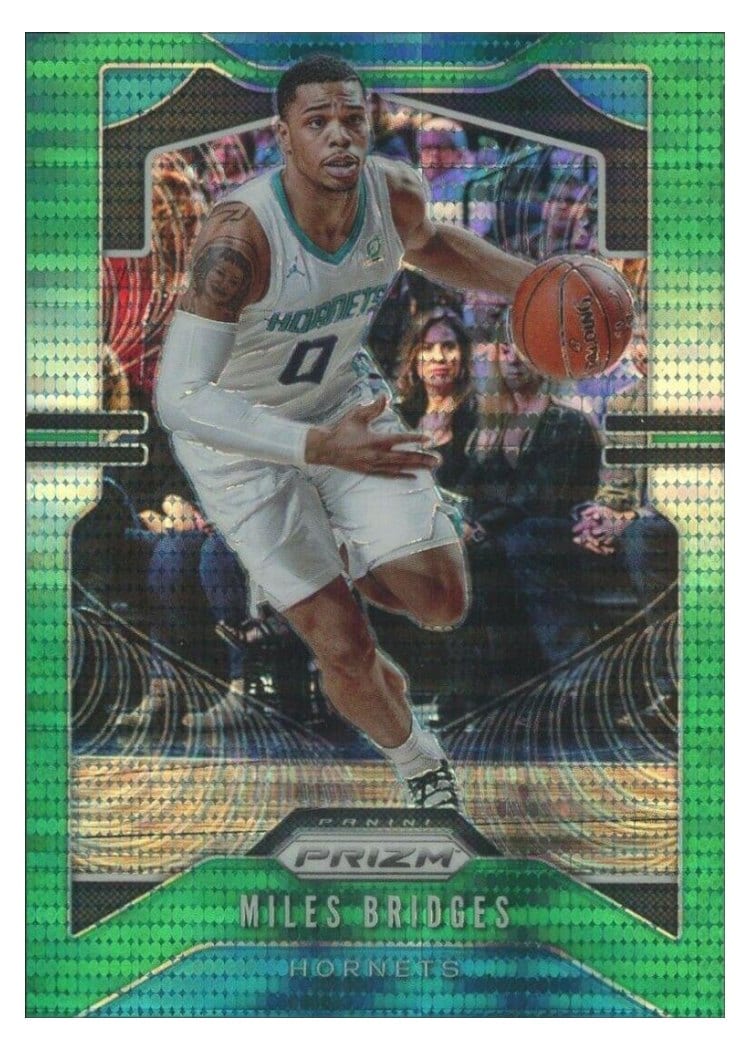 2019-20 Panini Prizm Base Set Miles Bridges #55 card