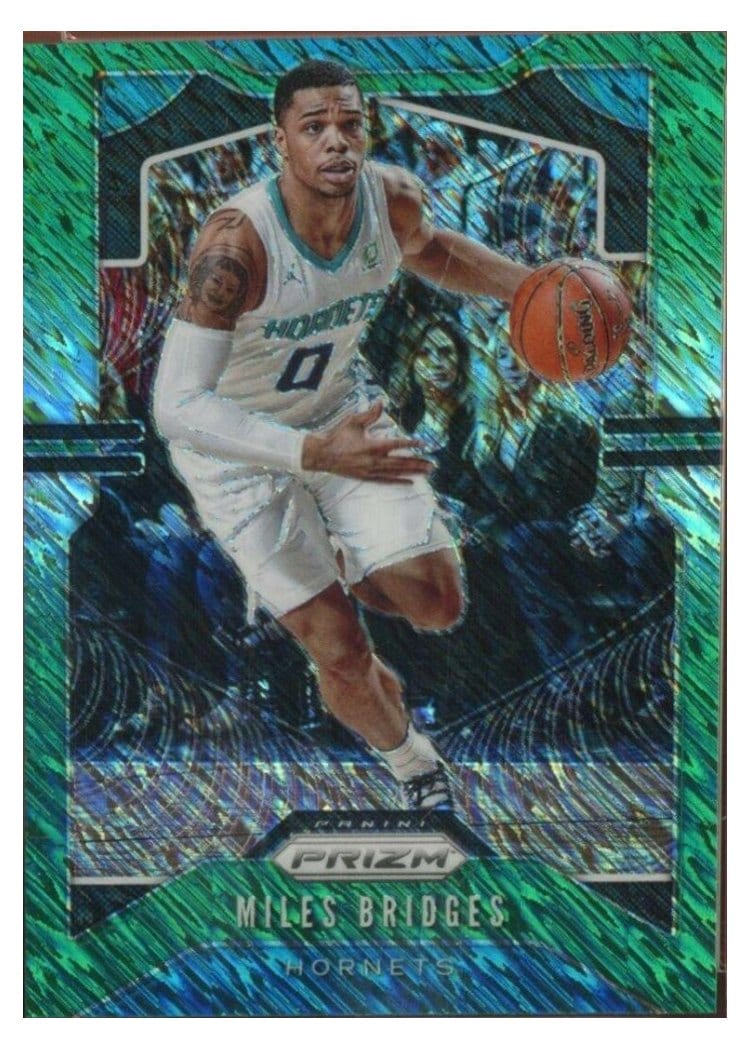 2019-20 Panini Prizm Base Set Miles Bridges #55 card