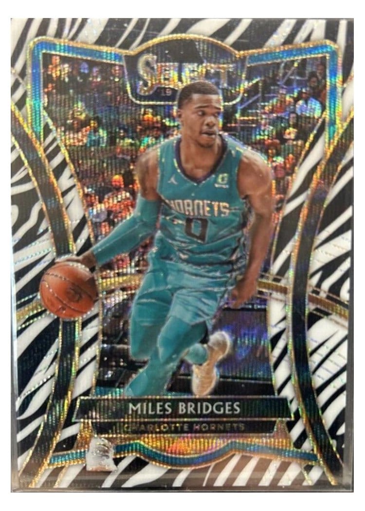 2019-20 Panini Select Base Set Miles Bridges #165 card