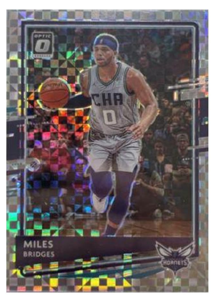 2020-21 Donruss Optic Base Set Miles Bridges #21 card
