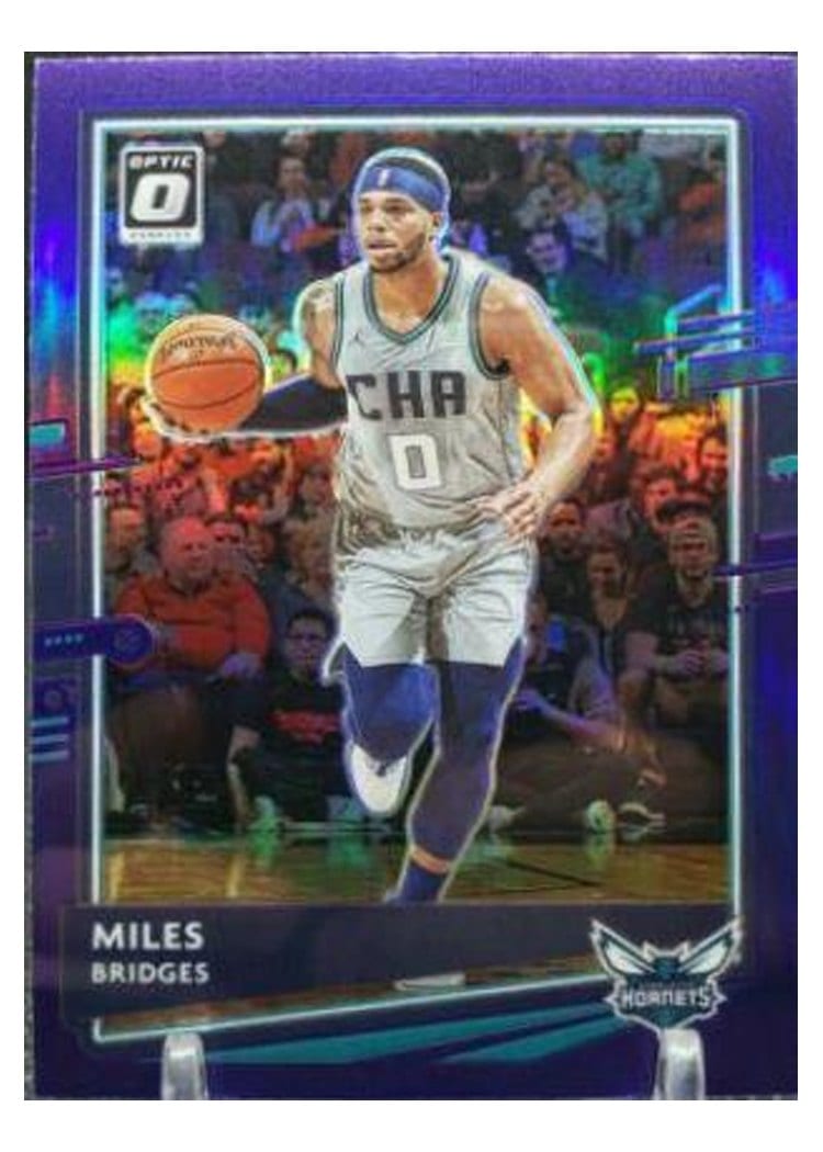2020-21 Donruss Optic Base Set Miles Bridges #21 card