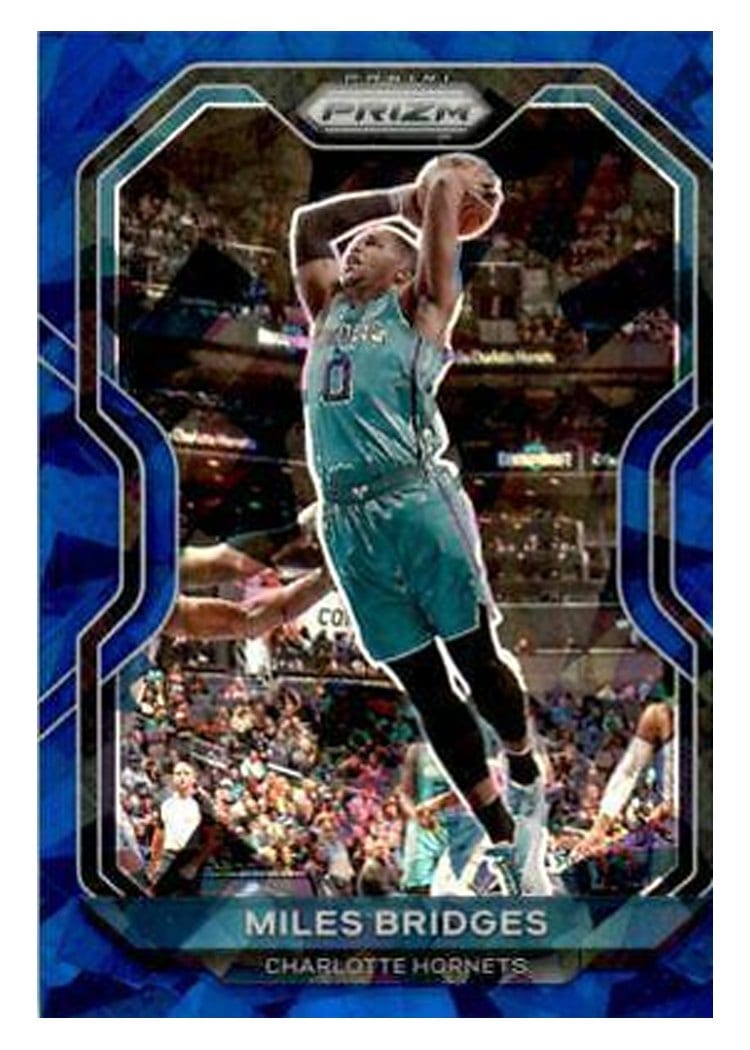 2020 Panini Prizm Miles Bridges Blue Ice Prizm #178 card