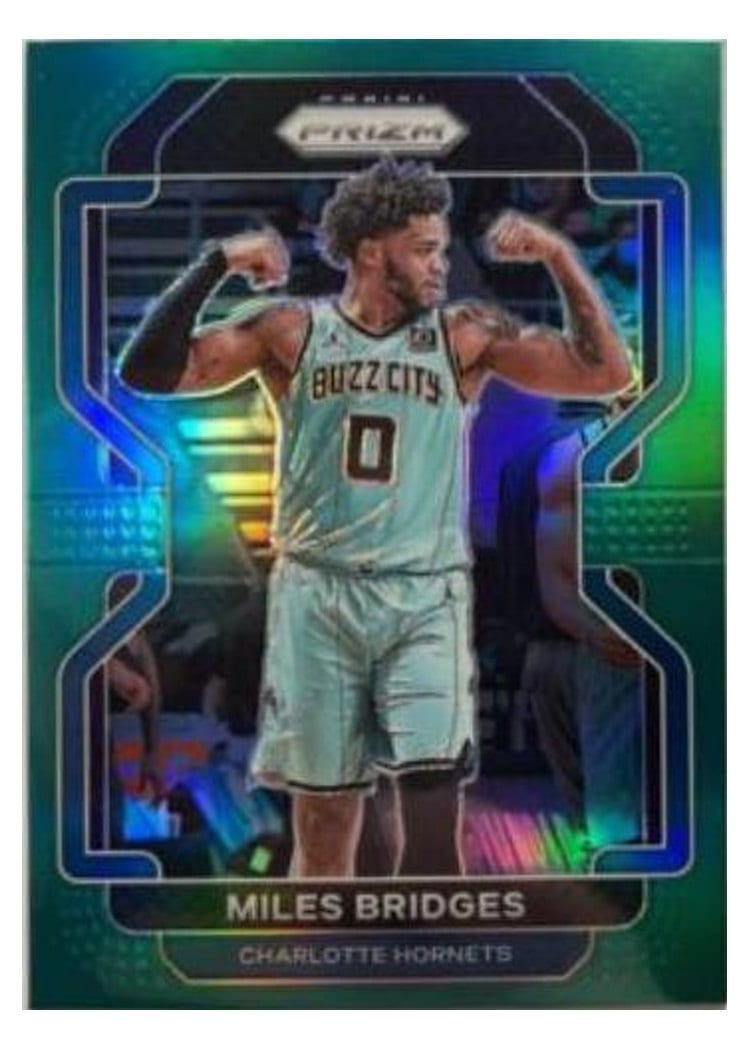 2021-22 Panini Prizm Base Set Miles Bridges #132 card