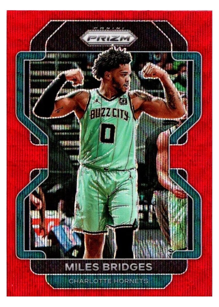 2021-22 Panini Prizm Base Set Miles Bridges #132 card