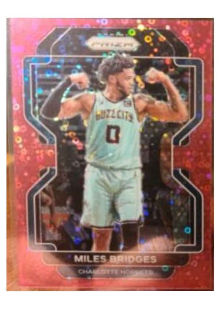 2021-22 Panini Prizm Base Set Miles Bridges #132 card