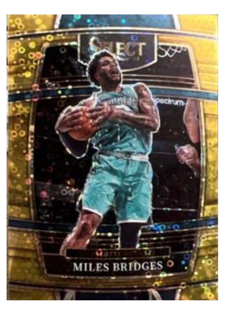 2021-22 Panini Select Base Set Miles Bridges #42 card