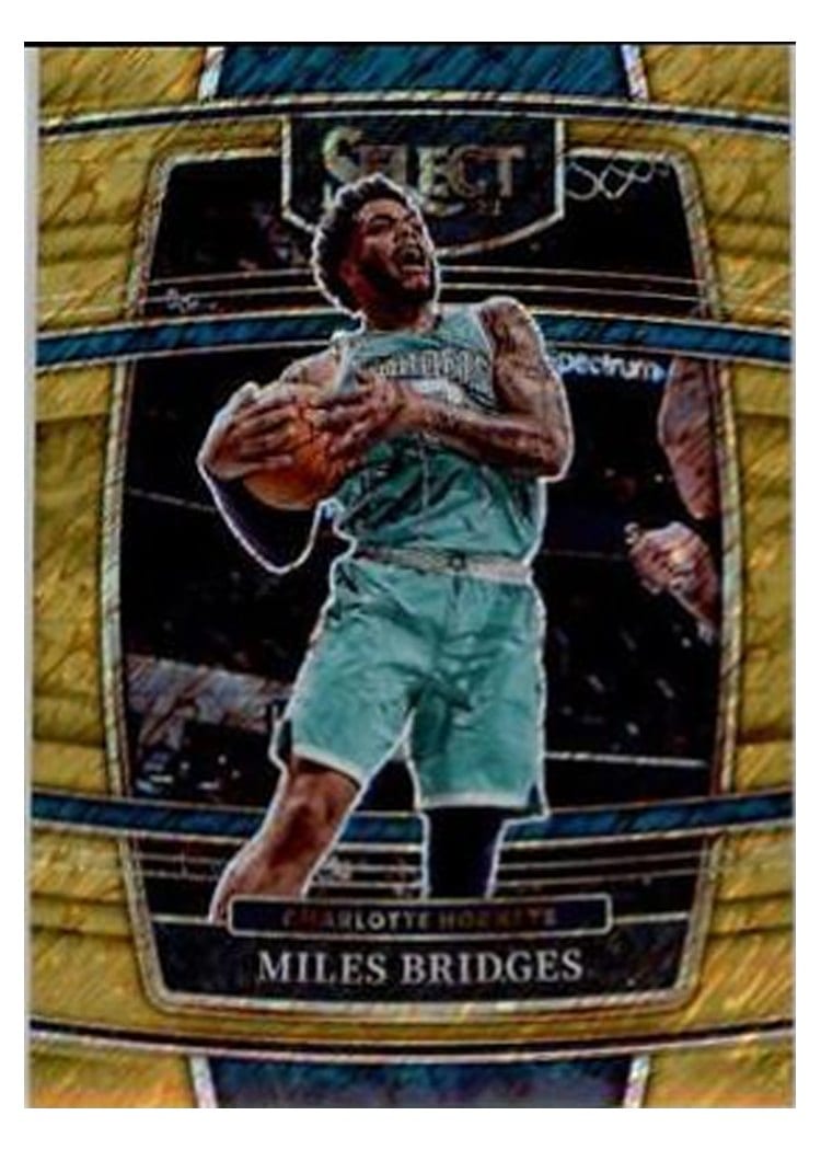 2021-22 Panini Select Base Set Miles Bridges #42 card