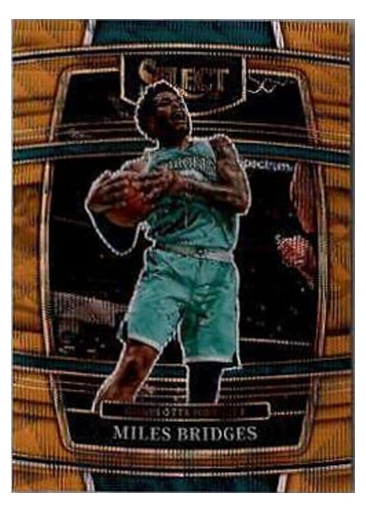 2021-22 Panini Select Base Set Miles Bridges #42 card