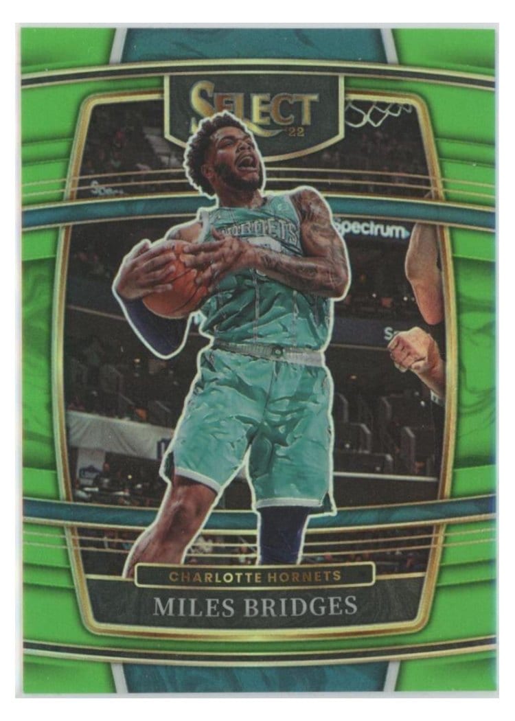 2021-22 Panini Select Base Set Miles Bridges #42 card