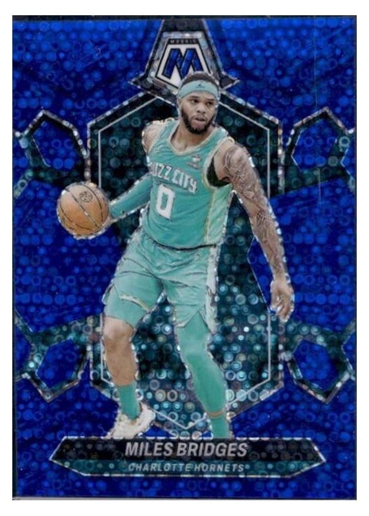 2023-24 Panini Mosaic Base Set Miles Bridges Blue Fast Break #108 card