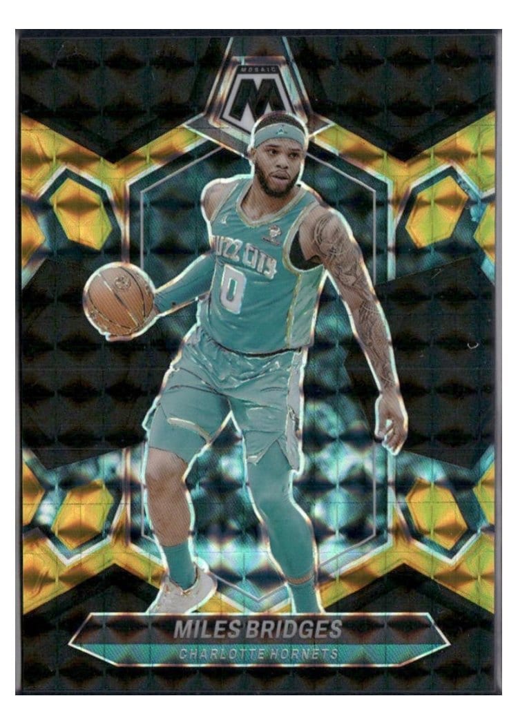 2023-24 Panini Mosaic Base Set Miles Bridges #108 card