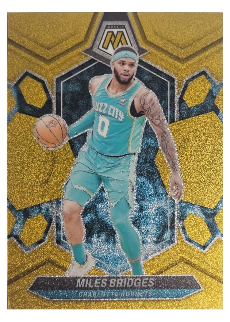 2023-24 Panini Mosaic Base Set Miles Bridges #108 card