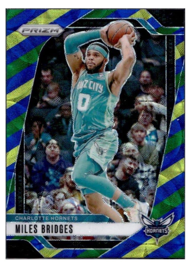2024-25 Panini Prizm Base Set Miles Bridges #43 card