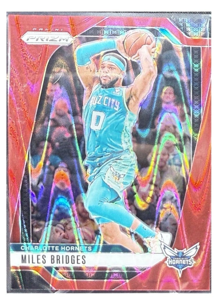 2024-25 Panini Prizm Base Set Miles Bridges #43 card