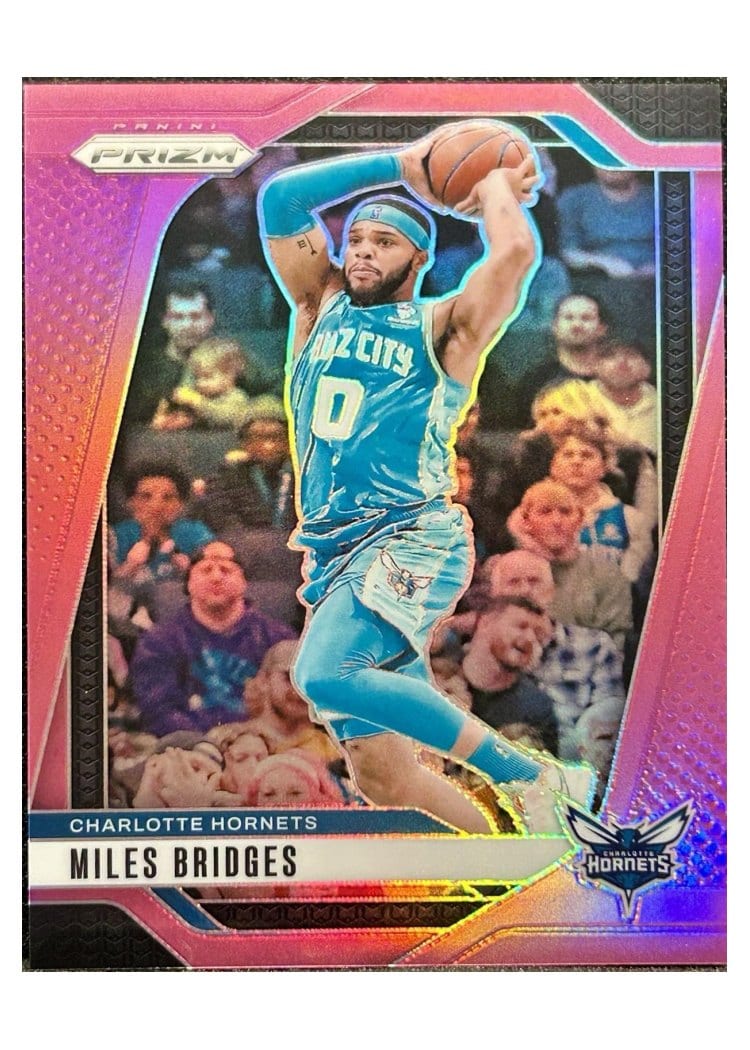 2024-25 Panini Prizm Base Set Miles Bridges #43 card
