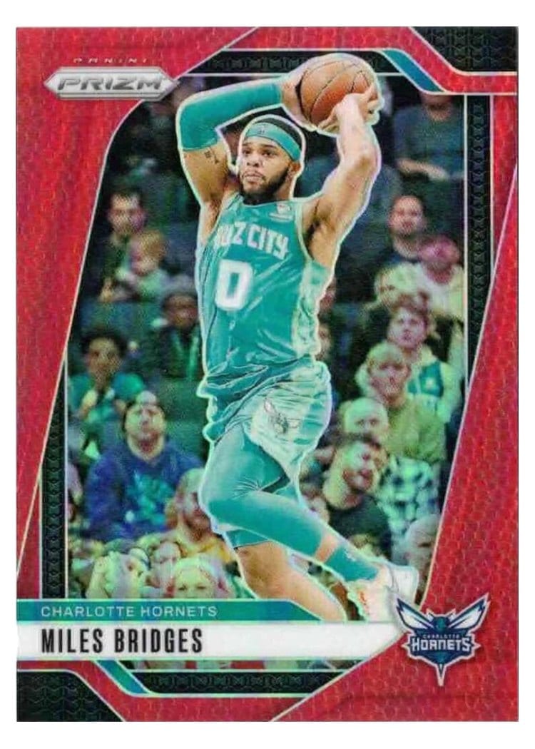 2024-25 Panini Prizm Base Set Miles Bridges #43 card