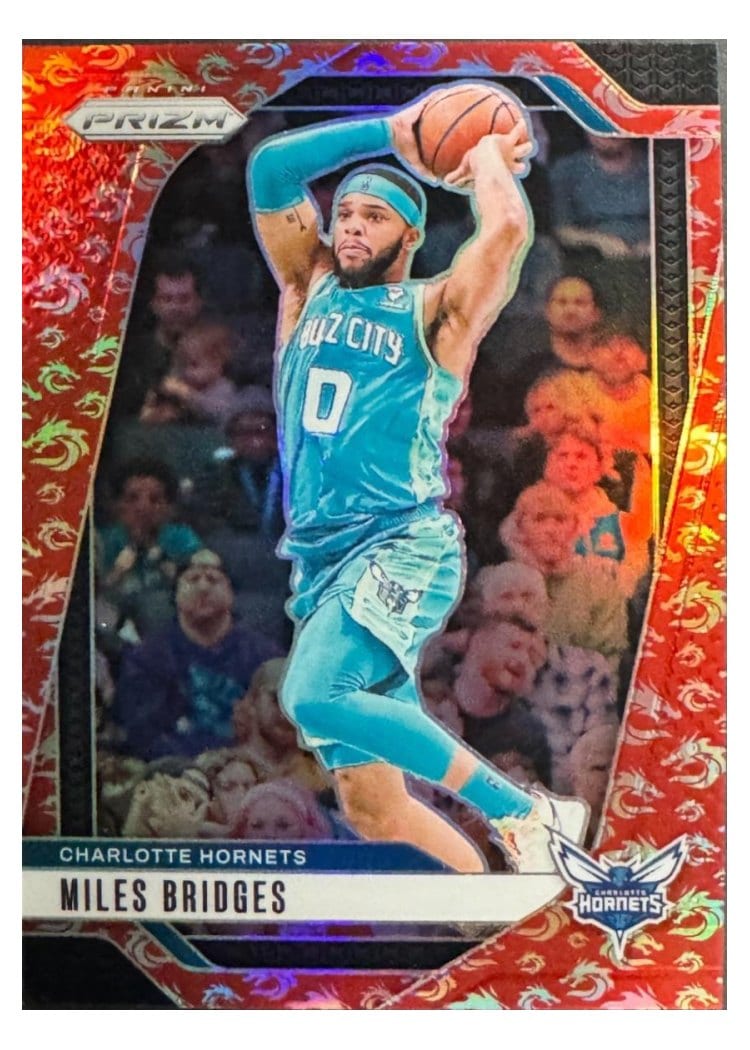 2024-25 Panini Prizm Base Set Miles Bridges #43 card