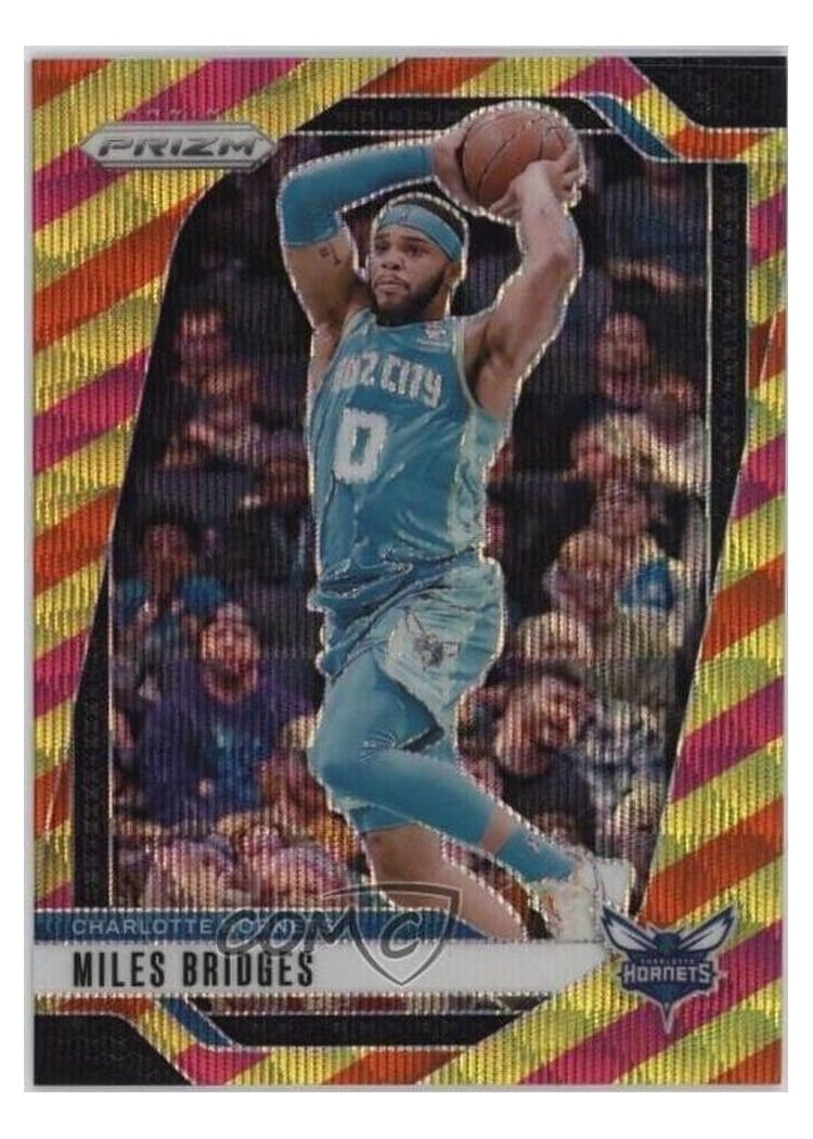 2024-25 Panini Prizm Base Set Miles Bridges #43 card
