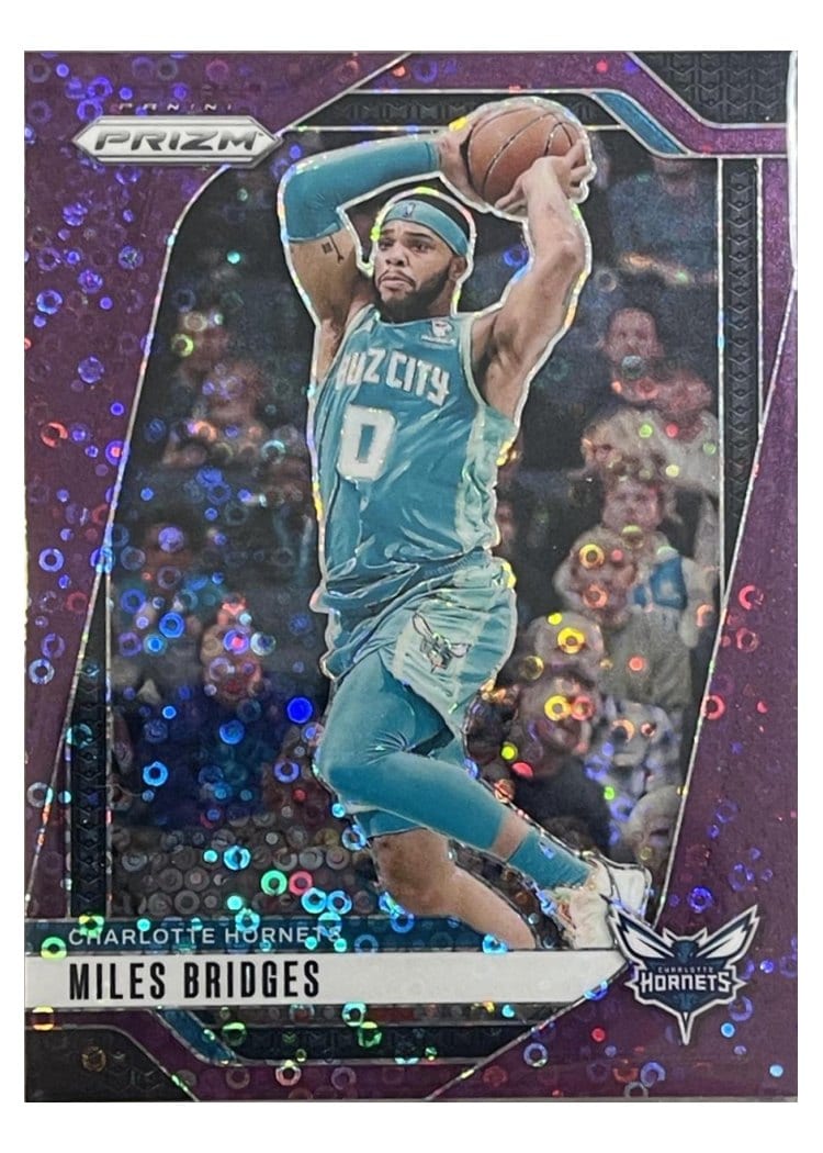 2024-25 Panini Prizm Base Set Miles Bridges #43 card